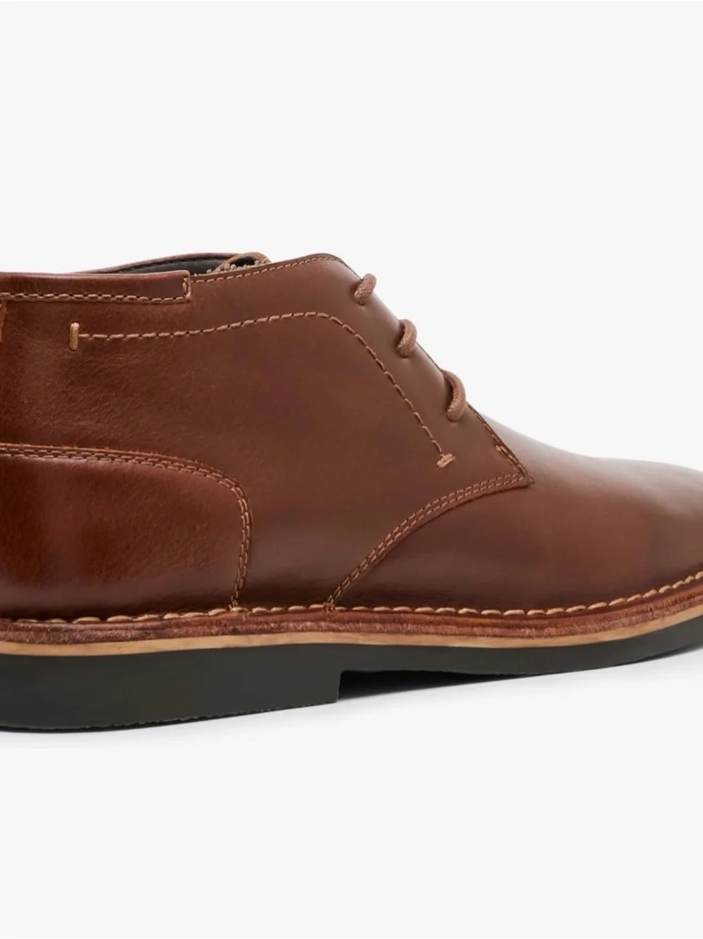 Steve Madden Men's Chestnut Leather Chukka Boots